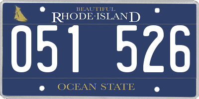RI license plate 051526