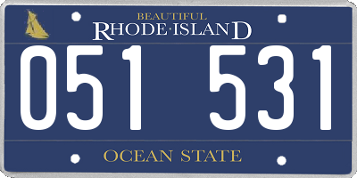 RI license plate 051531