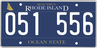 RI license plate 051556