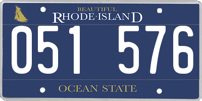 RI license plate 051576