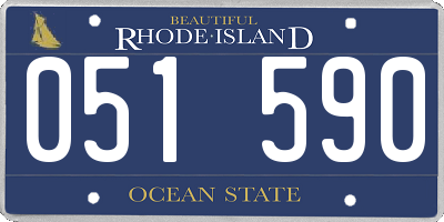 RI license plate 051590