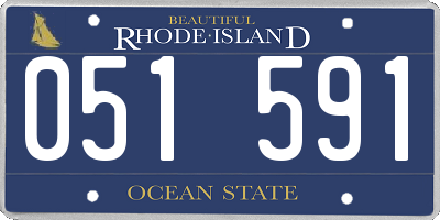 RI license plate 051591
