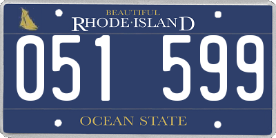 RI license plate 051599