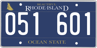 RI license plate 051601