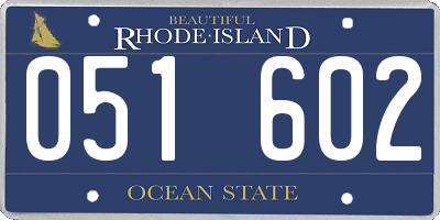 RI license plate 051602