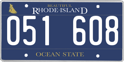 RI license plate 051608
