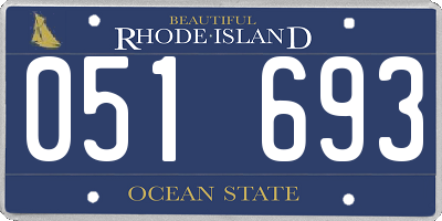 RI license plate 051693