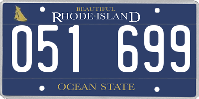 RI license plate 051699