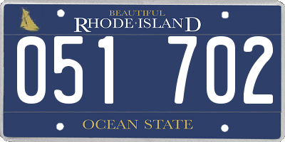RI license plate 051702