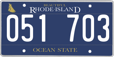 RI license plate 051703