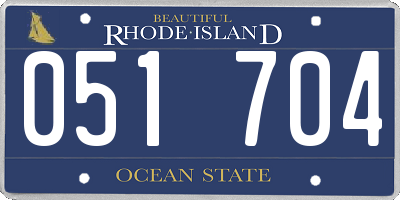 RI license plate 051704