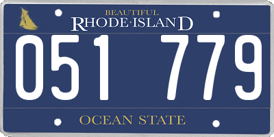 RI license plate 051779