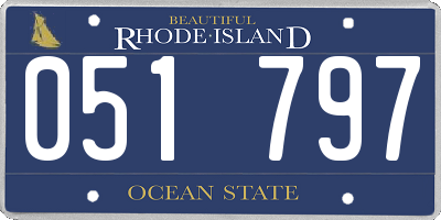 RI license plate 051797