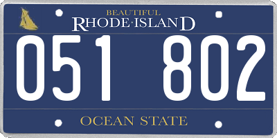 RI license plate 051802