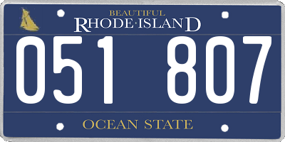 RI license plate 051807