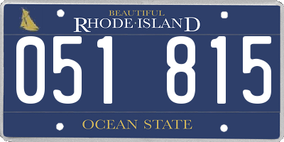 RI license plate 051815