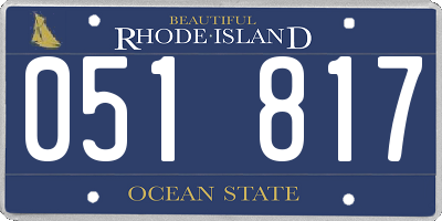 RI license plate 051817