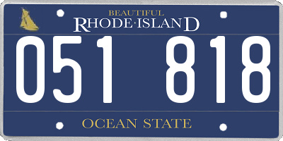 RI license plate 051818