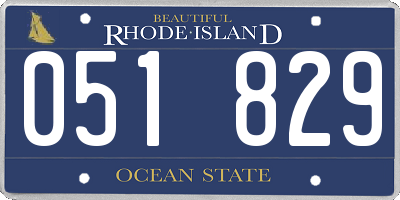 RI license plate 051829