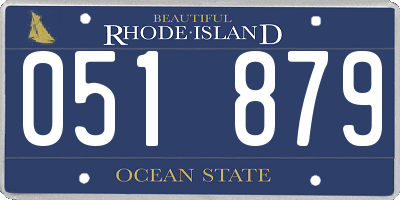 RI license plate 051879