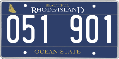 RI license plate 051901