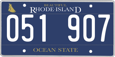 RI license plate 051907