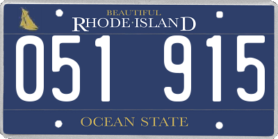 RI license plate 051915