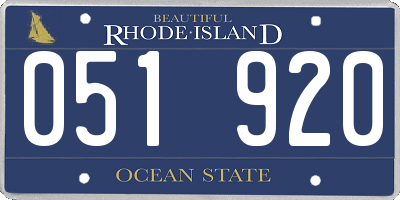 RI license plate 051920