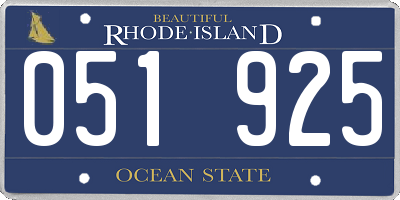 RI license plate 051925