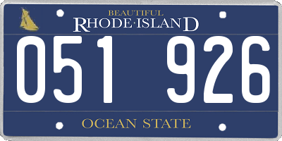 RI license plate 051926