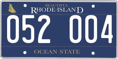 RI license plate 052004