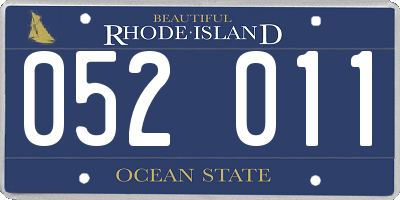 RI license plate 052011