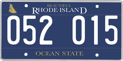 RI license plate 052015