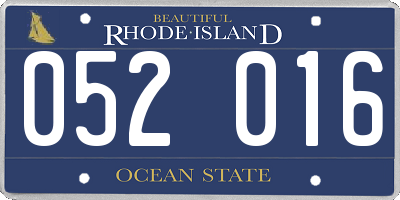 RI license plate 052016