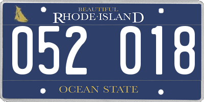 RI license plate 052018