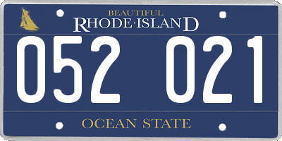 RI license plate 052021
