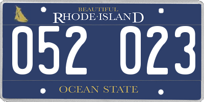 RI license plate 052023