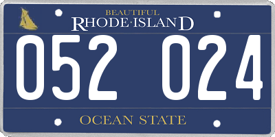 RI license plate 052024