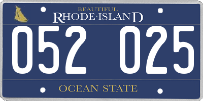 RI license plate 052025