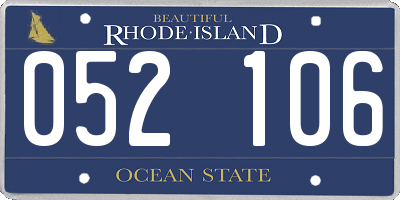 RI license plate 052106
