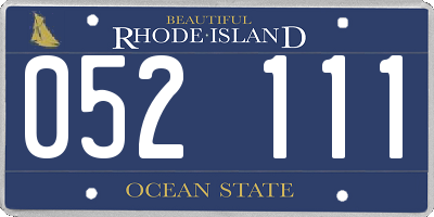 RI license plate 052111