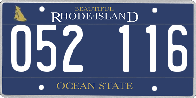 RI license plate 052116