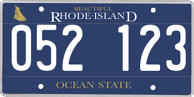 RI license plate 052123