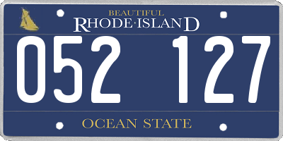 RI license plate 052127