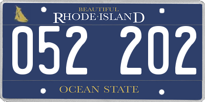 RI license plate 052202