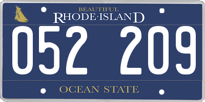 RI license plate 052209