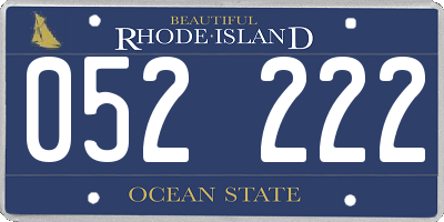 RI license plate 052222