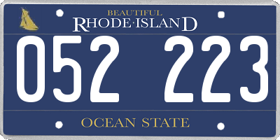 RI license plate 052223