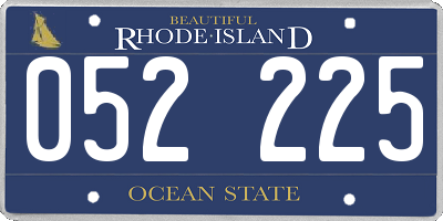 RI license plate 052225