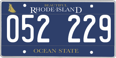 RI license plate 052229